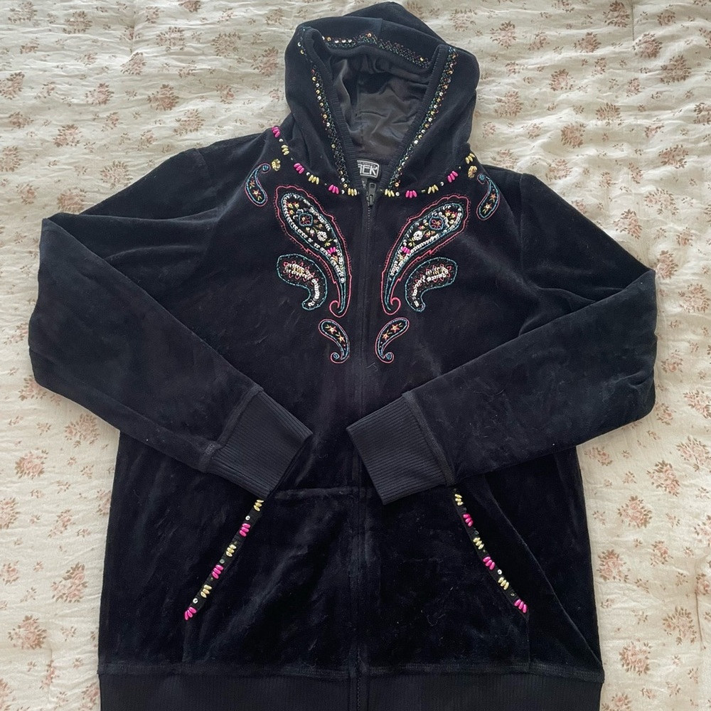 Berek Black Jacket with Silver Details
